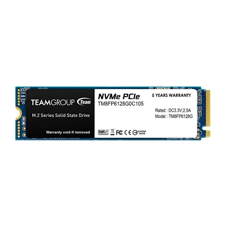 TEAM M.2-2280 PCI-E Gen3x4 MP33 128GB TM8FP6128G0C101