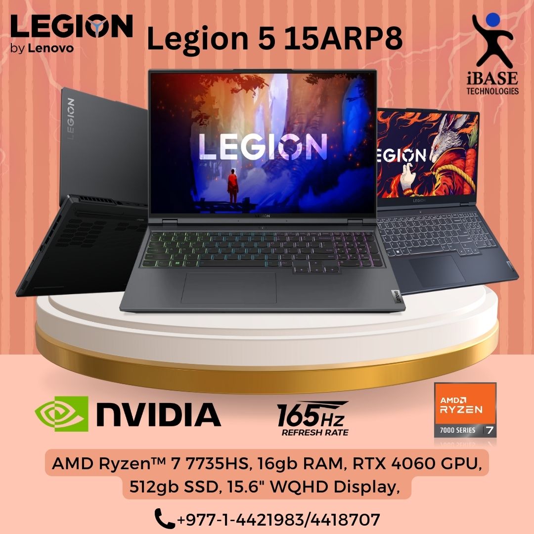 Lenovo Legion 5, Ryzen 7_7735HS, 16gb, RTX4060