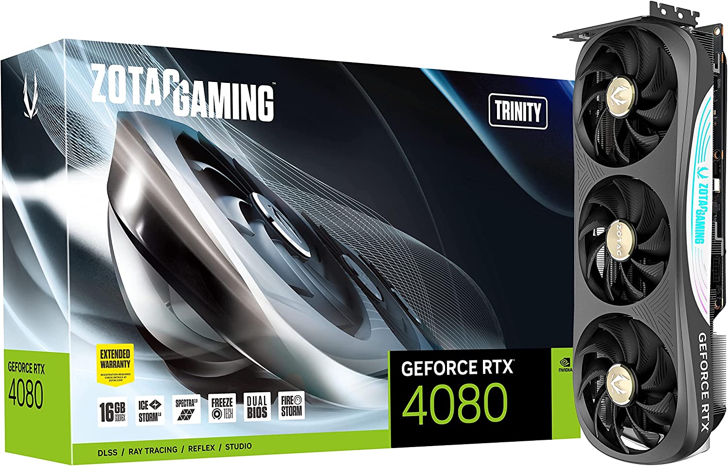 ZOTAC GAMING GeForce RTX 4080 16GB Trinity